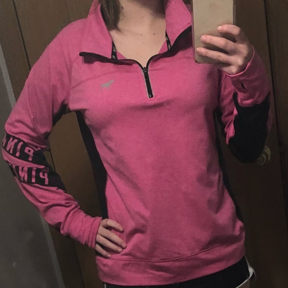 Size Large PINK zip up hoodie